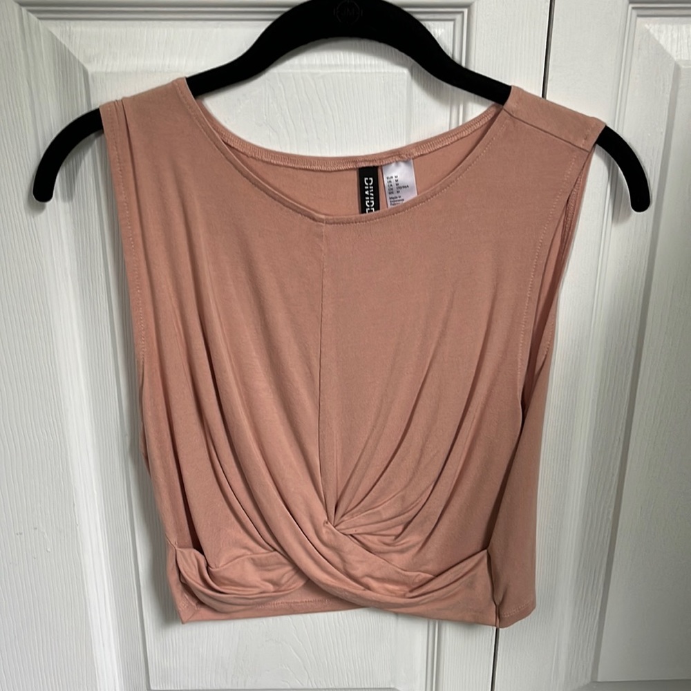 H&M Knotted cropped tank